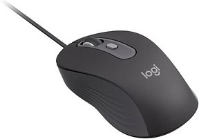 Logitech Signature Wired M520 Maus kabelgebunden schwarz