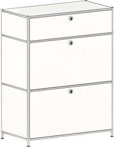 viasit System4 Schubladenschrank weiß 1 Schublade 77,9 x 40,4 x 99,35 cm, 1 St.