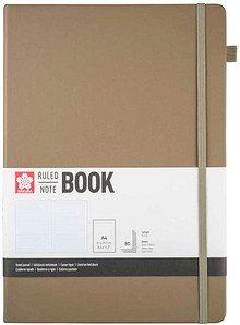 Thumbnail - Sakura Notizbuch DIN A4 liniert, schlacke Hardcover 160 Seiten, 1 St.