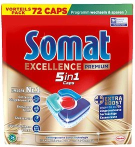 Somat EXCELLENCE PREMIUM 5in1 Spülmaschinentabs 72 St.
