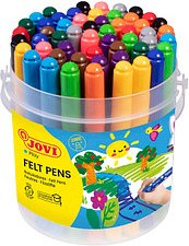 Thumbnail - JOVI Jumbo Filzstifte farbsortiert, 48 St.