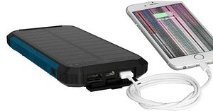 Thumbnail - ANSMANN PB212W Solar-Powerbank 10.000 mAh schwarz