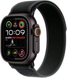 Apple Watch Ultra 2 49 mm (GPS + Cellular) Trail Loop M/L schwarz