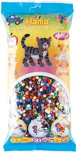 Hama® Bügelperlen mehrfarbig, Volltonfarben 6.000 St.
