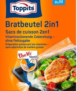 Toppits Bratbeutel M, 8 St.