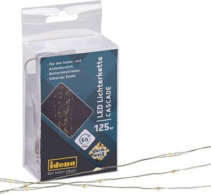 Thumbnail - Idena 125er Micro LED Lichterkette silber 1,7 m