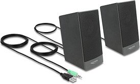 DeLOCK 27001 Stereo 2.0 Lautsprecher schwarz