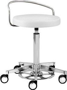 Mayer Arbeitshocker myPROFI 1394 30 582 weiß Kunstleder