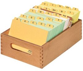 Thumbnail - HAN Karteikasten DIN A6 für 900 Karteikarten braun ohne Deckel