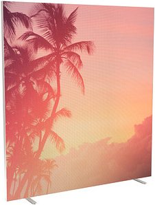 Thumbnail - PAPERFLOW Trennwand easyScreen Tropical, 61289 bunt 160,0 x 173,4 cm