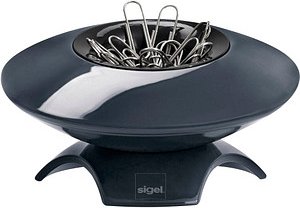 SIGEL Büroklammerspender eyestyle® grau