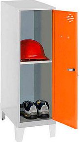Simonrack Spind SIMONLOCKER DISM grau, orange 8425437120725, 1 Schließfach 30,0 x 50,0 x 101,5 cm