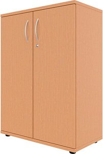 Thumbnail - fm Aktenschrank Basic, 4260761570662 buche 2 Fachböden 80,0 x 44,2 x 111,5 cm