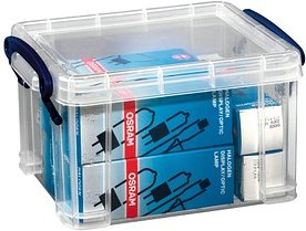 Really Useful Box Aufbewahrungsbox 1,6 l transparent 19,5 x 13,5 x 11,0 cm, 1 St.