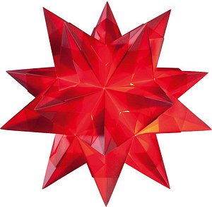 folia Faltblätter Bascetta-Stern midi rot 32 Blatt