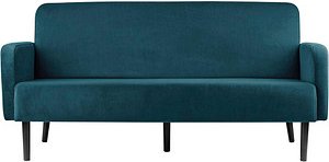 meet powered by PAPERFLOW 3-Sitzer Sofa LISBOA grün schwarz Stoff, 1 St.