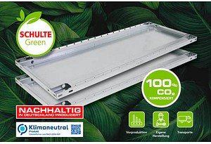 Thumbnail - SCHULTE Fachboden für Schwerlastregal MULTIplus150 Green silber 100,0 x 60,0 cm, 2 St.