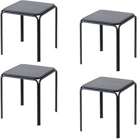 4 meet powered by PAPERFLOW Hocker BISTRO TBBISX4M.01 schwarz