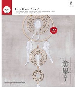 Rayher Bastelset Traumfänger weiß/beige