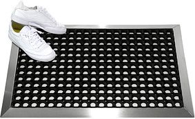 SZ Metall Fußmatte schwarz 60,0 x 90,0 cm