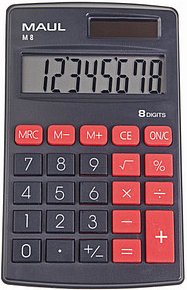 MAUL M 8 Taschenrechner schwarz