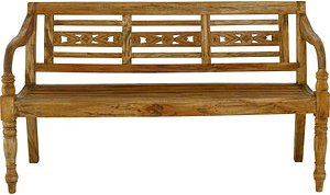Garden Pleasure Gartenbank MOYO 960369 braun Holz 150,0 cm