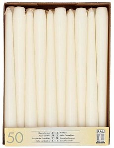 Thumbnail - STARPAK Kerzen weiß, 50 St.