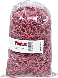 Printus Gummiringe rot, Ø 5,0 cm, 500,0 g