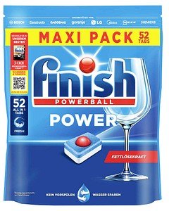 Thumbnail - finish POWERBALL POWER ALL IN 1 Spülmaschinentabs 52 St.