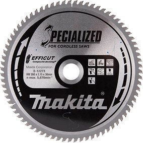 makita E-12273 EFFICCUT Kreissägeblatt 260,0 mm, 75 Zähne
