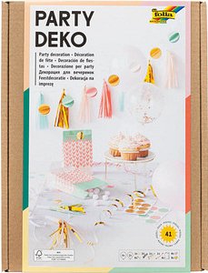 folia Dekoartikel mehrfarbig Herze, 15 St.