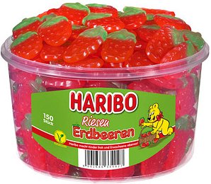 HARIBO RIESEN ERDBEEREN Fruchtgummi 150 St.