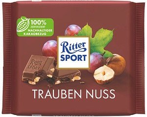 Ritter SPORT TRAUBEN NUSS Schokolade 100,0 g