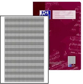 Thumbnail - OXFORD Notenheft Lineatur 14 Notenlineatur mit Hilfslinien DIN A4 ohne Rand, 8 Blatt, 1 St.
