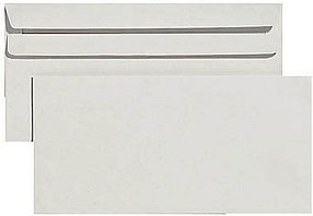 BONG Briefumschläge DIN lang ohne Fenster grau selbstklebend 1.000 St.