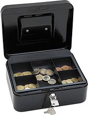 WEDO Geldkassette 145221X Größe 2 schwarz