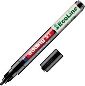 edding 51 EcoLine Lackmarker schwarz 1,0 - 2,0 mm, 1 St.