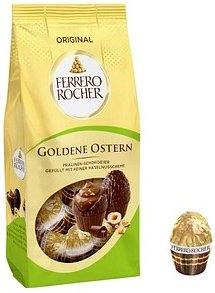 FERRERO ROCHER Goldene Ostern Original Pralinen 9 St./90,0 g