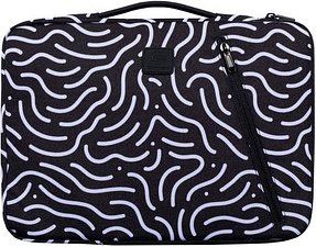 Exacompta Laptophülle Moon Kunstfaser schwarz bis 35,6 cm (14 Zoll)