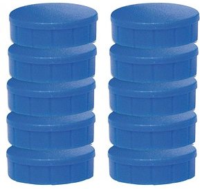 MAUL Magnete blau, Kunststoff Ø 2,0 cm, 10 St.