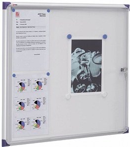 nobo Schaukasten Pacific silber 6x DIN A4