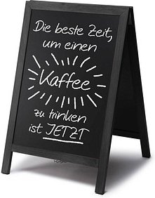 Showdown® Displays Kundenstopper Natura schwarz 47,0 x 66,0 cm