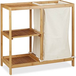 Thumbnail - relaxdays Wäschesortierer hellbraun