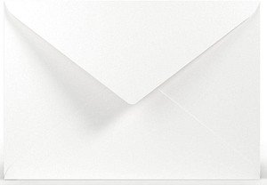 RÖSSLER Briefumschläge Coloretti DIN C5 ohne Fenster weiß nassklebend 5 St.