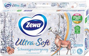 Thumbnail - Zewa Toilettenpapier Ultra Soft "Schneespaziergang" 4-lagig, 8 Rollen