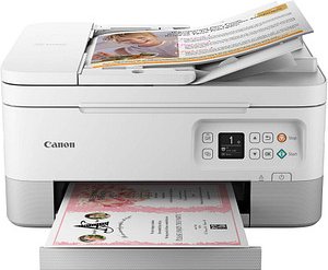 Canon PIXMA TS7451i 3 in 1 Tintenstrahl-Multifunktionsdrucker weiß