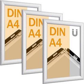 SPRINTIS Klapprahmen silber 21,0 x 29,7 cm, 3 St.