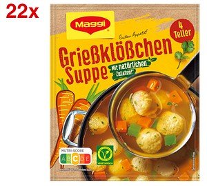 Maggi® Grießklößchen Suppe 22x 4 Portionen
