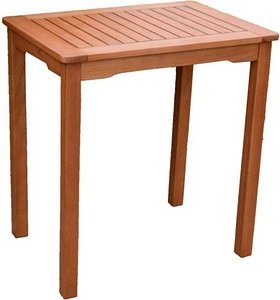 Thumbnail - Garden Pleasure Gartentisch PITTSBURGH braun rechteckig 70,0 x 50,0 x 75,0 cm