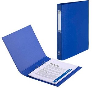 Exacompta Ringbuch 2-Ringe blau 4,0 cm DIN A4, 1 St.